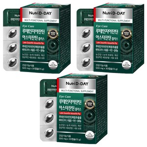 뉴트리디데이 아이케어 루테인 지아잔틴 아스타잔틴 플러스 15g, 90정, 1세트