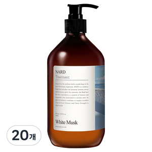 나드 부케가르니 리페어링 퍼퓸드 트리트먼트 화이트 머스크, 500ml, 20개