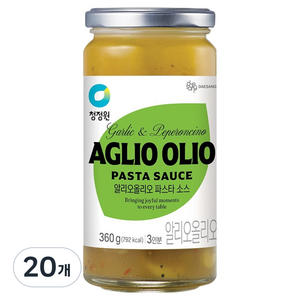 청정원 알리오올리오 파스타 소스, 360g, 20개