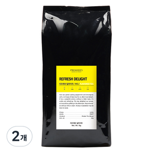 프리미어스 루즈티 리프레쉬 딜라이트 홍차, 2개, 1개입, 1kg