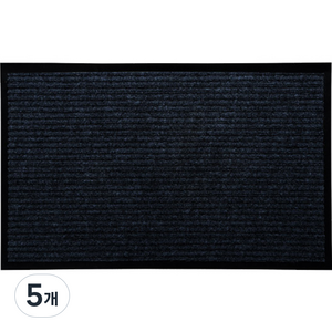 아이끌레 웰컴 현관 미끄럼방지 발매트, 차콜, 5개