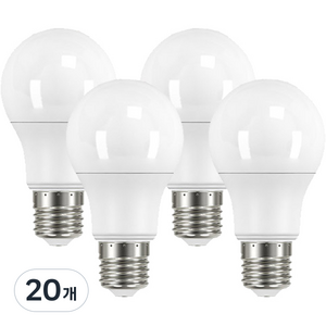 오스람 LED 램프 플리커프리 10.5W, 주광색, 20개