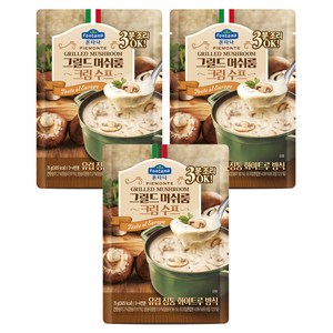폰타나 그릴드 머쉬룸 크림 수프 파우치, 75g, 3개