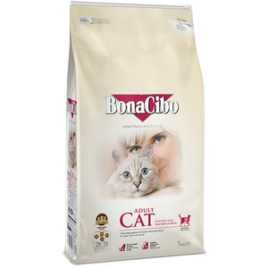 보나시보 어덜트 고양이 건식사료, 닭, 5kg, 1개