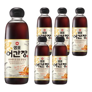 샘표 어간장, 830ml, 6개