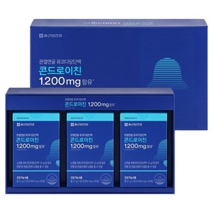 종근당건강 관절연골 뮤코다당단백 콘드로이친 선물세트, 60정, 3개
