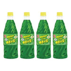 오뚜기 메론시럽, 1kg, 4개