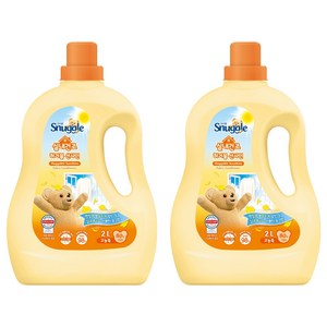스너글 실내건조 섬유유연제 허거블 선샤인 본품, 2L, 2개