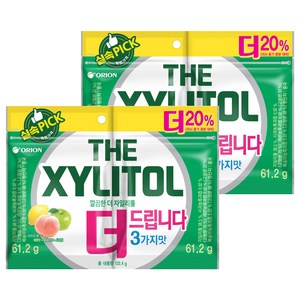 오리온 깔끔한 더 자일리톨, 61.2g, 4개