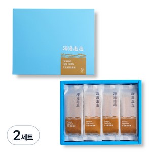 하이워크 피넛버터 에그롤 쿠키 2p x 8개 세트, 2세트, 400g