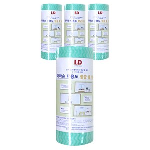 리빙듀오 마마손 롤행주 민트, 50개, 4개