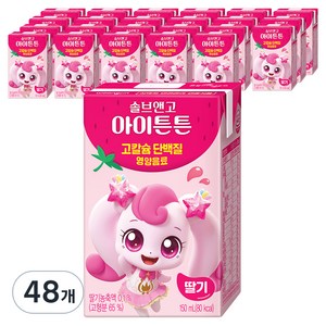 솔브앤고 아이튼튼 딸기, 150ml, 48개