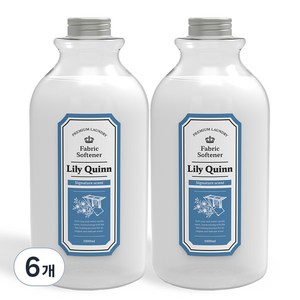 릴리퀸 프리미엄 섬유유연제 시그니처 본품, 1L, 6개