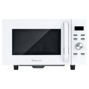 매직쉐프 무회전 버튼 다이얼식 플렛형 전자레인지 23L, MMW-W23FDHW