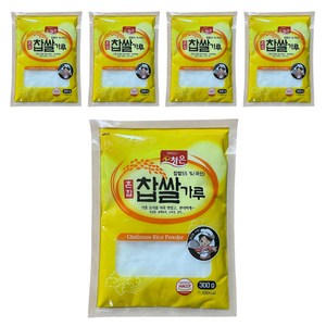 청은에프엔비 혼합 찹쌀가루, 300g, 5개