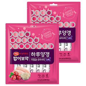 하림펫푸드밥이보약 캣 하루양갱, 걱정없는 유리너리, 224g, 2개