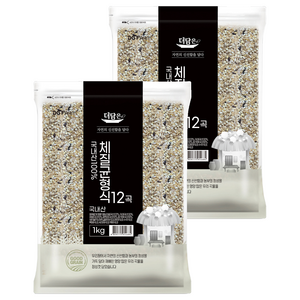 더담은 100% 국산 체질균형식 12곡, 1kg, 2개