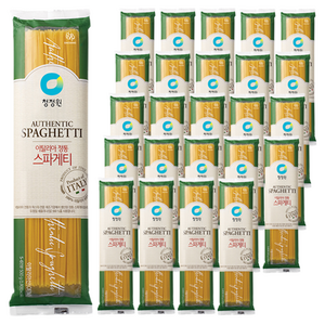 청정원 이탈리아 정통 스파게티면, 500g, 25개