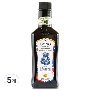 보놀리오 DOP 발 디 마자라 엑스트라버진 올리브오일, 5개, 250ml