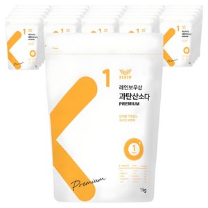 레인보우샵 과탄산소다 프리미엄 산소계 표백제, 1kg, 25개