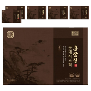 한삼인 홍삼진 굿데이스틱 30p, 300ml, 6개