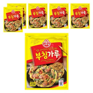 오뚜기 부침가루, 2kg, 6개