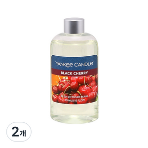 양키캔들 오일 디퓨저리필, 블랙체리, 250ml, 2개