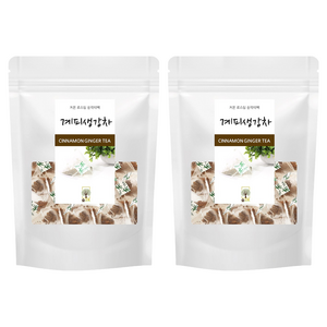 숲으로허브 계피생강차 삼각티백, 1.2g, 100개입, 2개