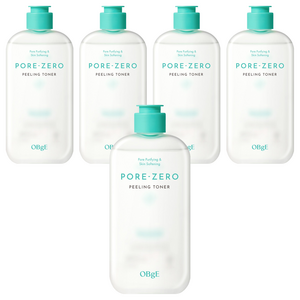 OBge 포어 제로 필링 토너, 310ml, 5개