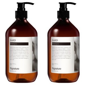 나드 샴푸 시그니처, 500ml, 2개