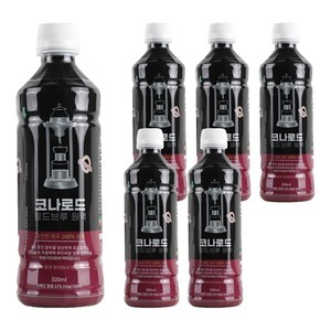 코나로드 콜드브루 원액 에티오피아 예가체프 더치커피, 500ml, 1개입, 6개