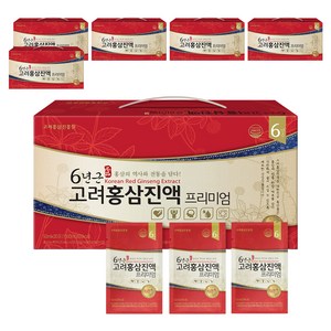 고려홍삼진흥원 6년근 고려홍삼진액 프리미엄, 50ml, 180개