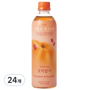 클룹 티카이브 호박팥차 차음료, 24개, 500ml