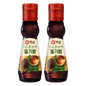 백설 100% 통들깨 들기름, 160ml, 2개