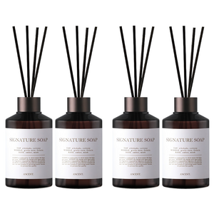 에이센트 퍼퓸드 디퓨저, 시그니처솝, 200ml, 4개