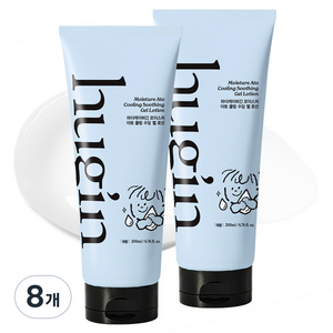 허긴 모이스처 아토 쿨링 보습 수딩 젤 로션 무향, 8개, 200ml