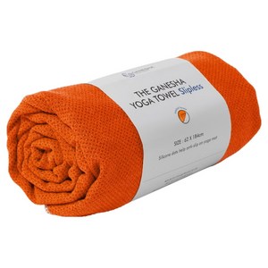 가네샤요가프랍스 가네샤 요가 매트 타월 슬립리스, Tan Orange, 1개