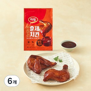 하림 반마리 훈제치킨, 270g, 6개