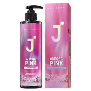 제이숲 컬러제이 오로라 보색 샴푸 핑크, 380ml, 1개