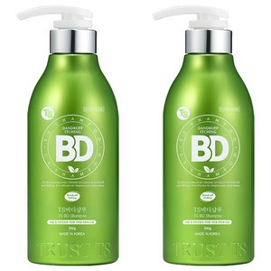 TS 비디 비듬샴푸 상큼한 오렌지향, 500g, 2개