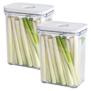 프랑코홈 파워바큠 진공 대파용기 하이, 2개, 2.4L