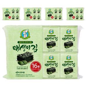 지도표성경 매생이 식탁김 16p, 5개, 64g