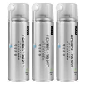 BAS 차량용 에어컨히터 탈취제, 171ml, 3개