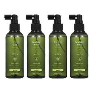 아브카 두피케어 탈모증상완화 티트리 헤어토닉, 200ml, 4개