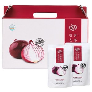 청춘농장 무안 황토 자색양파즙, 120ml, 30개