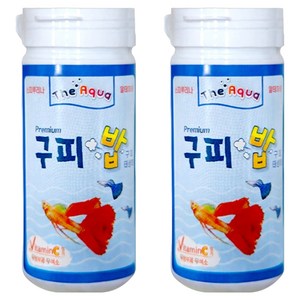 아쿠아플러스 구피 프리미엄 사료, 50g, 2개