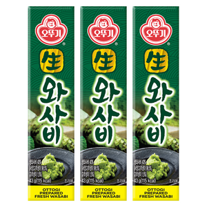 오뚜기 생와사비, 43g, 3개
