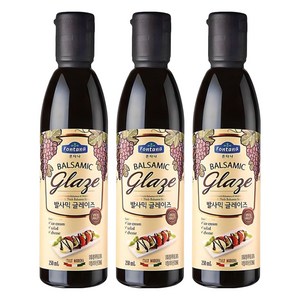 폰타나 발사믹 글레이즈, 250ml, 3개