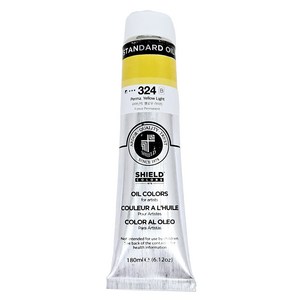 쉴드 스탠다드 유화물감 전문가용 324 PERMA.YELLOW LIGHT, 180ml, 324 Perman Yellow Light