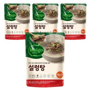 비비고 설렁탕, 500g, 4개